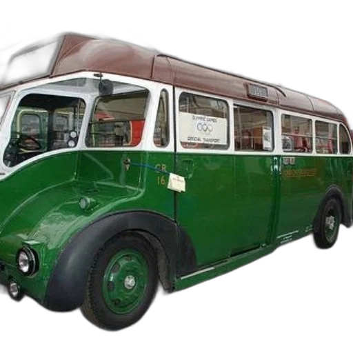 car, 3d render, concept art, photorealistic, green, brown, bus, words transparent PNG cut-out