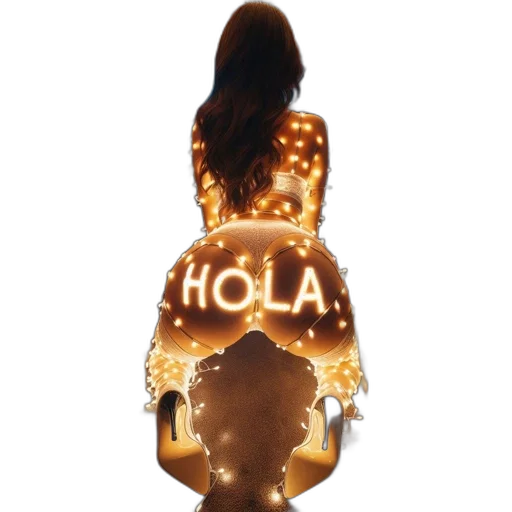 jewelry, crown, hair, hat, neon lights, woman, glowing, hola transparent PNG cut-out