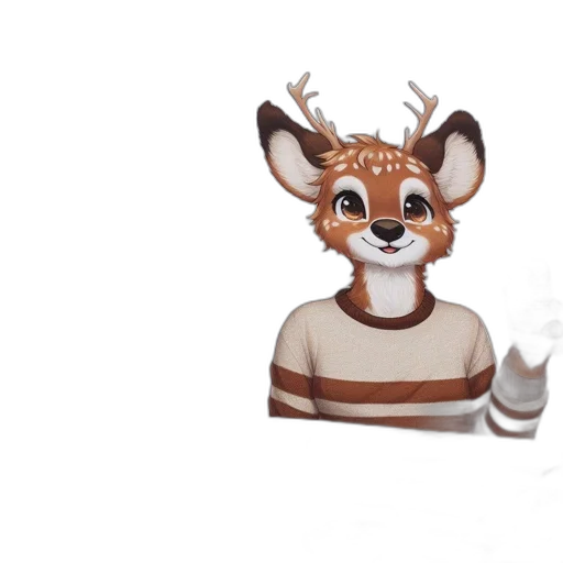 animal, staff, creature, mask, 3d render, concept art, pixel art, cartoon transparent PNG cut-out