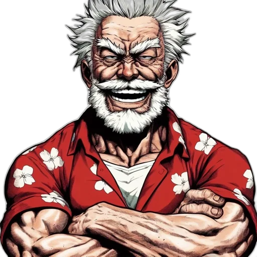 face, staff, comic book art, concept art, cartoon, imposing, figure, spiky transparent PNG cut-out