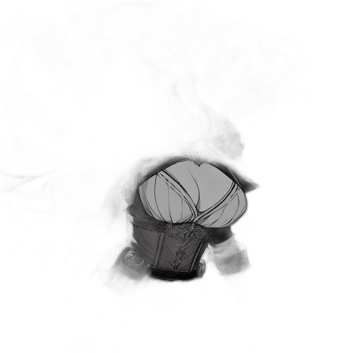hat, mask, crown, hair, concept art, pencil sketch, photorealistic, 3d render transparent PNG cut-out