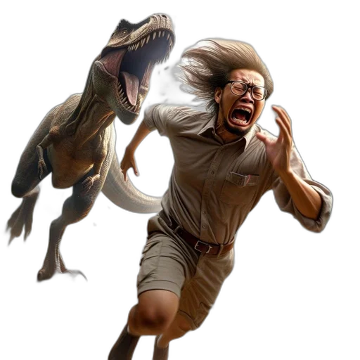 creature, animal, dragon, concept art, photorealistic, fantasy art, comic book art, man transparent PNG cut-out