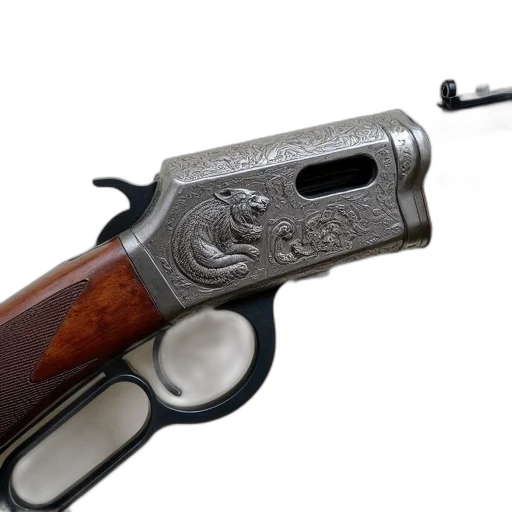 weapon, staff, photorealistic, 3d render, close-up, image, rifle, wooden transparent PNG cut-out