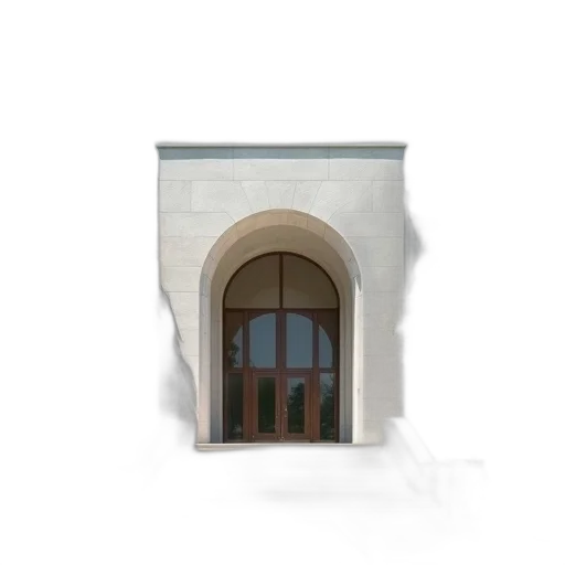 building, crown, face, staff, 3d render, photorealistic, concept art, modern transparent PNG cut-out