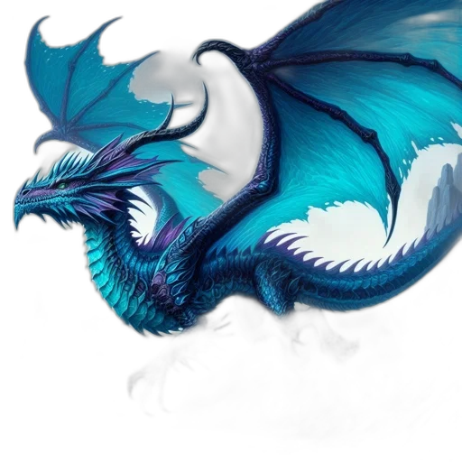 dragon, staff, creature, animal, fantasy art, concept art, pixel art, 3d render transparent PNG cut-out