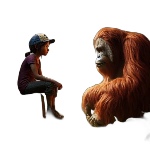 creature, animal, concept art, 3d render, photorealistic, comic book art, misty, forest transparent PNG cut-out