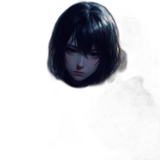 face, mask, creature, robot, photorealistic, concept art, fantasy art, anime transparent PNG cut-out