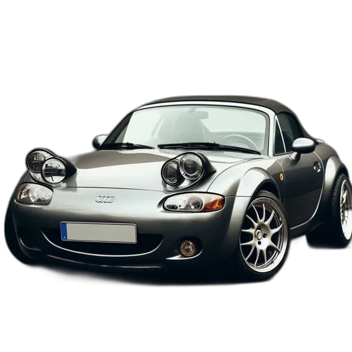 car, animal, weapon, photorealistic, 3d render, concept art, silver, sports transparent PNG cut-out