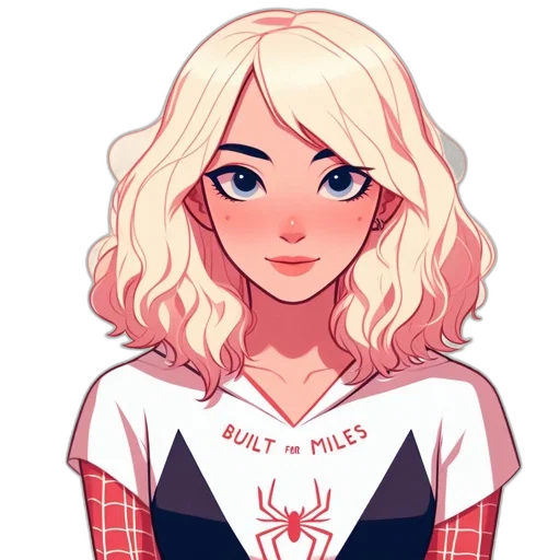 hair, face, dress, pixel art, comic book art, cartoon, anime, red transparent PNG cut-out
