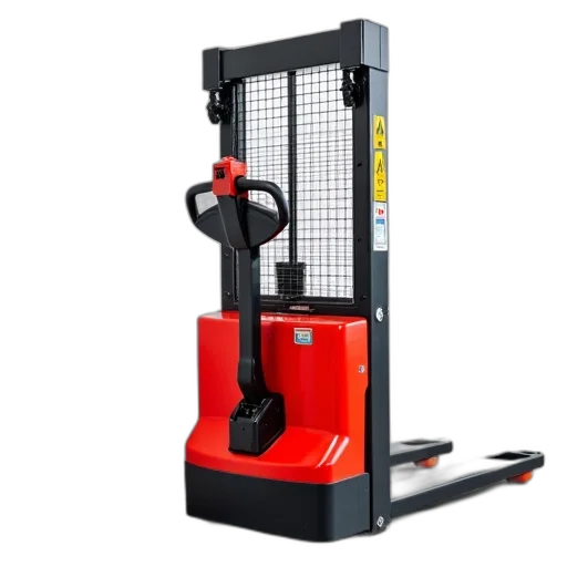 robot, red, pallet, jack, black, control, panel, lever transparent PNG cut-out