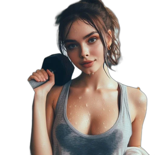 dress, weapon, jacket, face, photorealistic, oil painting, pixel art, concept art transparent PNG cut-out