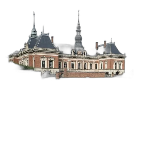 building, crown, staff, hat, 3d render, photorealistic, concept art, pixel art transparent PNG cut-out