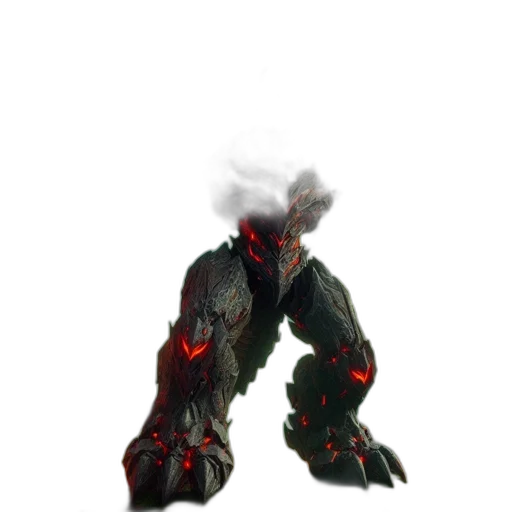 robot, creature, weapon, mask, concept art, 3d render, pixel art, fantasy art transparent PNG cut-out