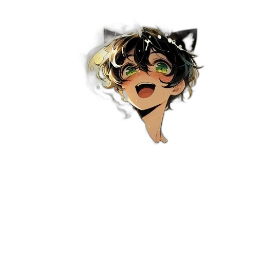 staff, mask, face, creature, anime, pixel art, cartoon, concept art transparent PNG cut-out