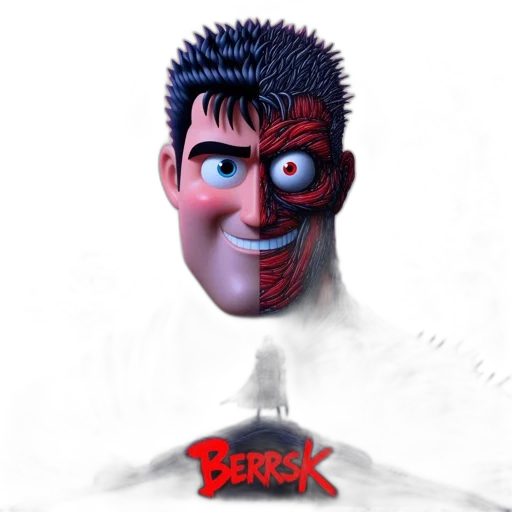 mask, face, creature, robot, 3d render, concept art, comic book art, cartoon transparent PNG cut-out