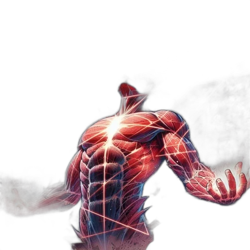 creature, robot, dragon, comic book art, concept art, fantasy art, 3d render, red transparent PNG cut-out