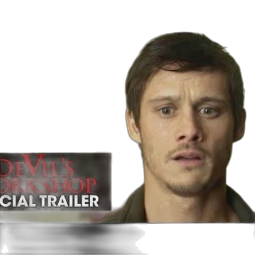 face, image, promotional, poster, movie, devil, workshop, featuring transparent PNG cut-out