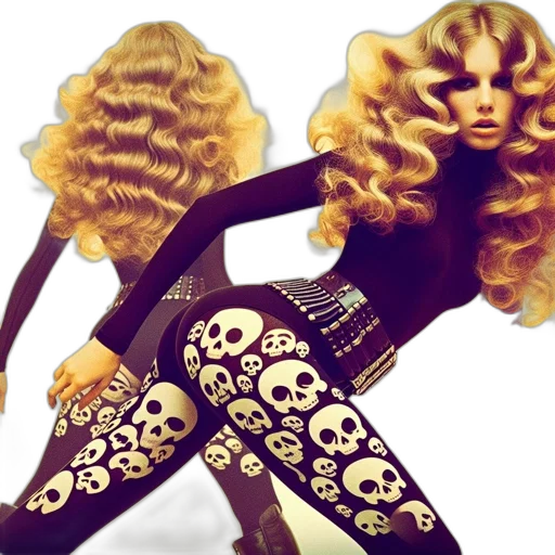 hair, cartoon, fantasy art, photorealistic, 3d render, golden, woman, blonde transparent PNG cut-out