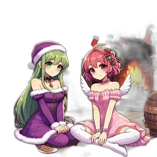 dress, furniture, fantasy art, pixel art, concept art, anime, fire, snow transparent PNG cut-out