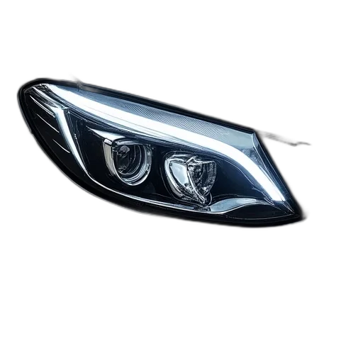 car, jewelry, mask, face, 3d render, photorealistic, mercedes, headlight transparent PNG cut-out