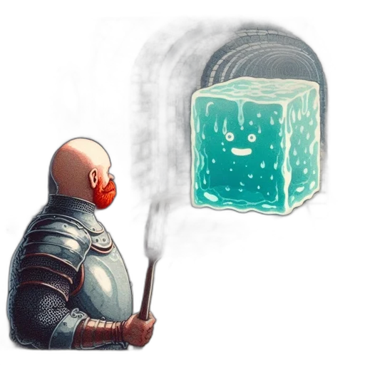 robot, bottle, sword, jacket, concept art, fantasy art, pixel art, watercolor transparent PNG cut-out