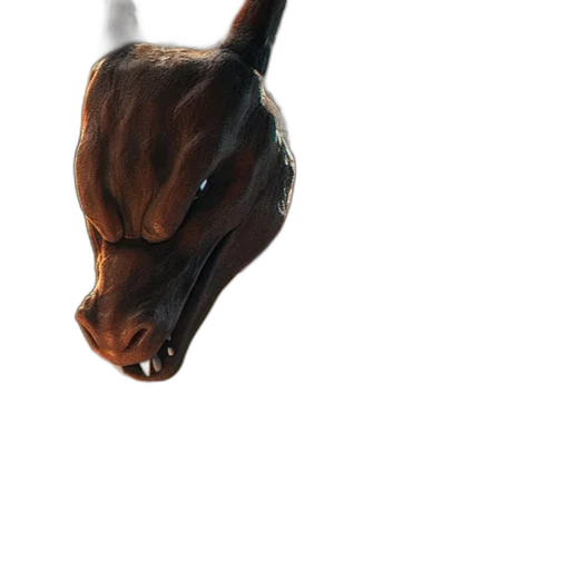 animal, dragon, creature, staff, photorealistic, 3d render, concept art, fantasy art transparent PNG cut-out