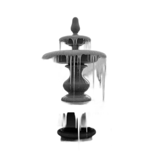 jewelry, furniture, staff, crown, 3d render, black, white, photograph transparent PNG cut-out