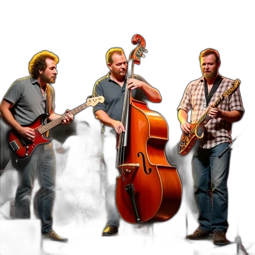 concept art, photorealistic, cartoon, 3d render, first, image, shows, band transparent PNG cut-out