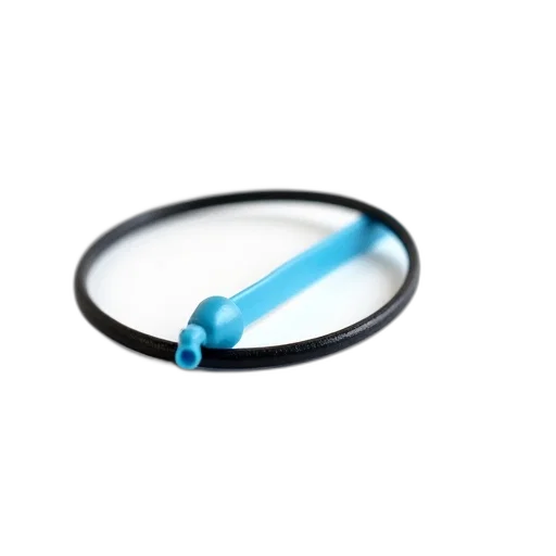 jewelry, staff, weapon, sword, 3d render, blue, black, rubber transparent PNG cut-out