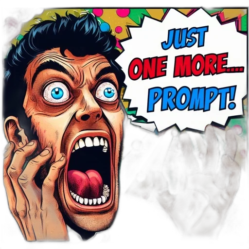comic book art, concept art, comical, illustration, features, shocked, man, wide transparent PNG cut-out