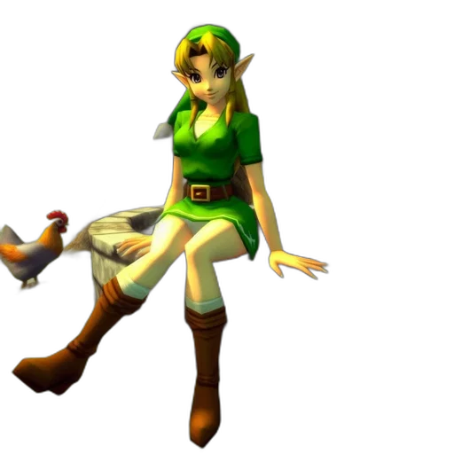 staff, weapon, animal, 3d render, concept art, pixel art, green, linkle transparent PNG cut-out