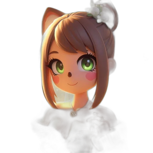 mask, face, staff, creature, anime, 3d render, concept art, pixel art transparent PNG cut-out