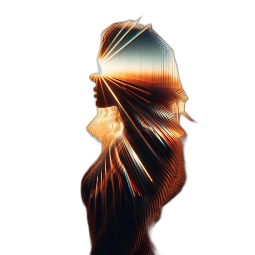 hair, dress, face, crown, photorealistic, concept art, 3d render, fantasy art transparent PNG cut-out