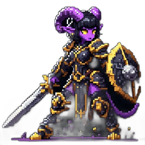 weapon, sword, dragon, staff, pixel art, concept art, fantasy art, cyberpunk transparent PNG cut-out