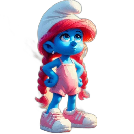 hat, staff, creature, dress, concept art, 3d render, cartoon, photorealistic transparent PNG cut-out