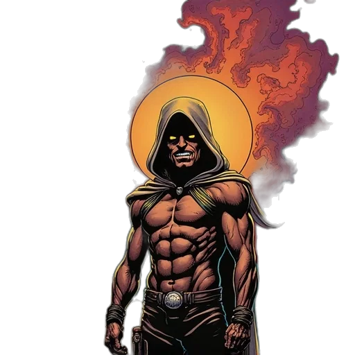 comic book art, concept art, fantasy art, cover, geno, comic, 1992 transparent PNG cut-out