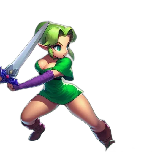 weapon, staff, sword, dress, concept art, 3d render, pixel art, fantasy art transparent PNG cut-out
