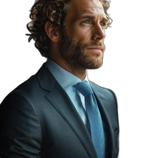 face, staff, jacket, hair, photorealistic, cartoon, concept art, fantasy art transparent PNG cut-out