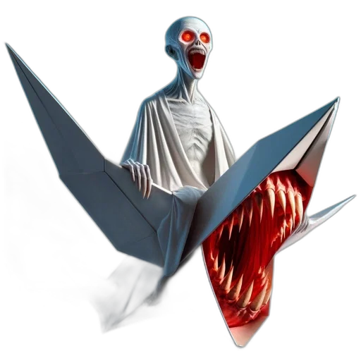 creature, dragon, mask, staff, concept art, 3d render, fantasy art, comic book art transparent PNG cut-out