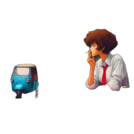 robot, pixel art, concept art, anime, vaporwave, pastel, colorful, image transparent PNG cut-out