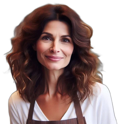 hair, face, photorealistic, image, shows, woman, wavy, brown transparent PNG cut-out