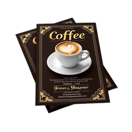 3d render, second, image, shows, stack, two, identical, flyers transparent PNG cut-out