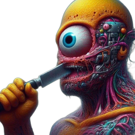 robot, creature, mask, face, concept art, 3d render, photorealistic, cyberpunk transparent PNG cut-out