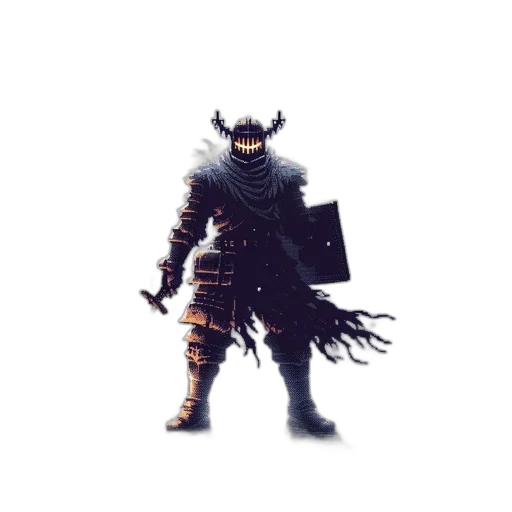 sword, staff, weapon, creature, concept art, fantasy art, pixel art, 3d render transparent PNG cut-out