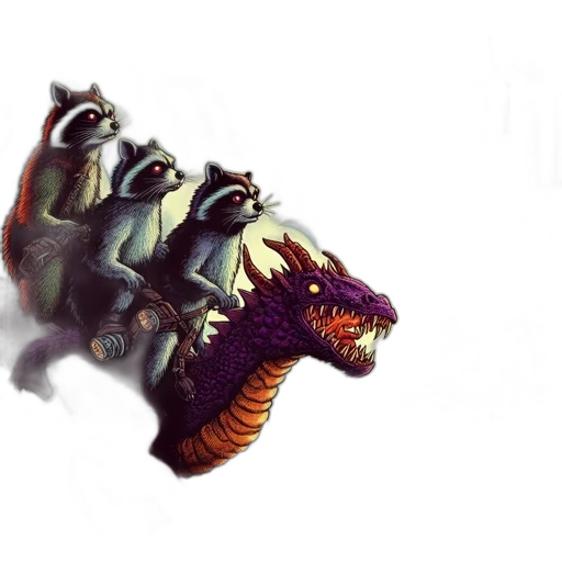 dragon, creature, animal, robot, concept art, fantasy art, watercolor, photorealistic transparent PNG cut-out