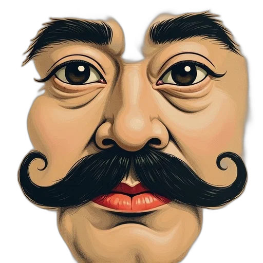 mask, face, staff, hat, photorealistic, concept art, 3d render, cartoon transparent PNG cut-out