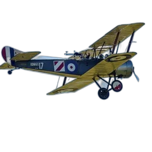 weapon, 3d render, photorealistic, vintage, yellow, airplane, blue, red transparent PNG cut-out