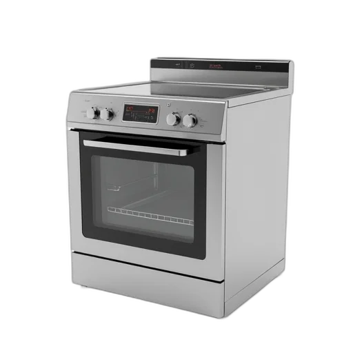 furniture, robot, 3d render, photorealistic, stainless, steel, electric, oven transparent PNG cut-out