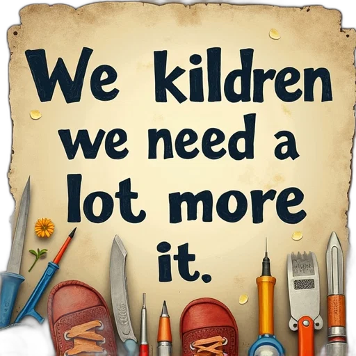 weapon, poster, text, guardian, item, children, which, reads transparent PNG cut-out