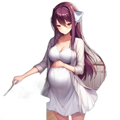 dress, weapon, staff, sword, anime, pixel art, concept art, fantasy art transparent PNG cut-out